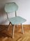 Mid-Century Modern Green and Blue Dining Chairs by Ton, 1964, Set of 2, Image 4