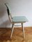 Mid-Century Modern Green and Blue Dining Chairs by Ton, 1964, Set of 2 11