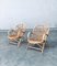 Mid-Century Dutch Trio Lounge Chair Set by Rohe Noordwolde Holland for Rohé Noordwolde, 1960s, Set of 2 20