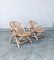 Mid-Century Dutch Trio Lounge Chair Set by Rohe Noordwolde Holland for Rohé Noordwolde, 1960s, Set of 2 25