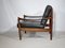 Scandinavian Leather Armchairs, 1960s, Set of 4, Image 6