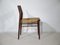 Teak Rush Chairs Model 351 by Georg Leowald for Wilkhahn, 1960s, Set of 6 6
