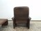 DS50 Armchair with Stool in Leather by Robert Haussmann for De Sede, 1971, Set of 2 9