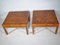 French End Grain Mosaic Tables, 1970s, Set of 2 7
