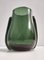 Vintage Art Deco Green Hand-Blown Glass Vase, Italy, 1940s 4