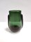 Grüne Vintage Art Deco Vase aus mundgeblasenem Glas, Italien, 1940er 2