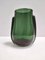 Grüne Vintage Art Deco Vase aus mundgeblasenem Glas, Italien, 1940er 3