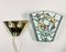 Vintage Wall Lamp in Stained Glass Botanical Tiffany Wall Light, Germany, 1970s 2