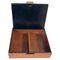 Leather Covered Tobacco Box in the style of Jacques Adnet, France, 1940s, Image 1