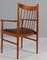 Armchair in Teak and Aniline Leather attributed to Arne Vodder for Sibast, 1960s, Image 7