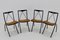 Folding Dining Chairs, Italy, 1970s, Set of 4 2