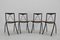Folding Dining Chairs, Italy, 1970s, Set of 4 3