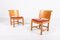 Vintage Danish Architectural Dining Chairs, Set of 4 3