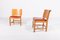 Vintage Danish Architectural Dining Chairs, Set of 4, Image 4