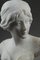 Cyprien, Büste einer jungen Frau, 1900, Alabaster 12