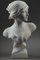 Cyprien, Büste einer jungen Frau, 1900, Alabaster 4