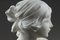 Cyprien, Büste einer jungen Frau, 1900, Alabaster 18