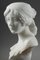 Cyprien, Büste einer jungen Frau, 1900, Alabaster 10