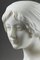 Cyprien, Bust of a Young Woman, 1900, Alabaster, Image 11