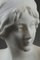Cyprien, Büste einer jungen Frau, 1900, Alabaster 13