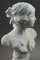 Cyprien, Bust of a Young Woman, 1900, Alabaster, Image 9