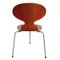 Ant Chair in Rosewood by Arne Jacobsen for Fritz Hansen, 1950s, Image 4