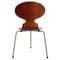 Sedia Ant in palissandro di Arne Jacobsen per Fritz Hansen, anni '50, Immagine 5