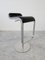 Minimalist Black Leather Lem Bar Stools attributed to Lapalma, Italy, 1999, Set of 3 6