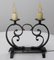 Mid-Century French Table Lamps in Wrought Iron, 1960s, Set of 2 11
