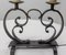 Mid-Century French Table Lamps in Wrought Iron, 1960s, Set of 2, Image 10