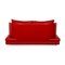 Rotes Modell 2800 Leder Tagesbett von Rolf Benz 7