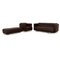 Leather 6300 Living Room Set from Rolf Benz, Set of 3 1