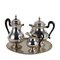 Silbernes Tee- und Kaffeeservice von Romeo Miracoli, Mailand, 4 . Set 1