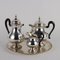 Silver Tea and Coffee Service by Romeo Miracoli, Milan, Set of 4 2