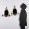 Neoclassical Mirror Sconces, Set of 2 2