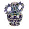 Amphora Vase in Majolica Porcelain, Florence 1