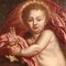 Artiste Flamand, Christ Sauveur du Monde, Années 1600, Huile sur Toile, Encadrée 3