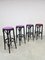 Vintage Bistro Barstools in the style of Thonet, 1970s, Set of 4 2