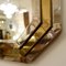 Chrome and Brass Mirror, 1970s, Image 6
