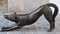 Escultura de perro de bronce atribuida a Jacques Talmar, Bélgica, década de 2000, Imagen 8