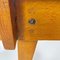 Moderner italienischer Mid-Century Schreibtisch aus Holz & hellblauem Laminat, 1960er 18