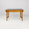 Moderner italienischer Mid-Century Schreibtisch aus Holz & hellblauem Laminat, 1960er 2