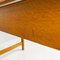 Moderner italienischer Mid-Century Schreibtisch aus Holz & hellblauem Laminat, 1960er 19