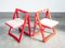Trieste Folding Chairs attributed to P. Daniello and A. Jacober, 1960s, Set of 4 3