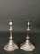 Louis XV Silvered Bronze Candlesticks, Set of 2 5