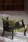 English Victorian Chair in Velvet & Wood, Late 19th Century 5