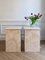 Travertino Al Verso Bedside Tables by Almarmo, Set of 2 7