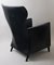 Large Black Armchair by Paolo Piva for Wittmann, 1990s 4