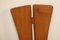 Vintage Chairs in Elm and Fabric, 1970s, Set of 4, Image 11