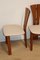 Vintage Chairs in Elm and Fabric, 1970s, Set of 4 18